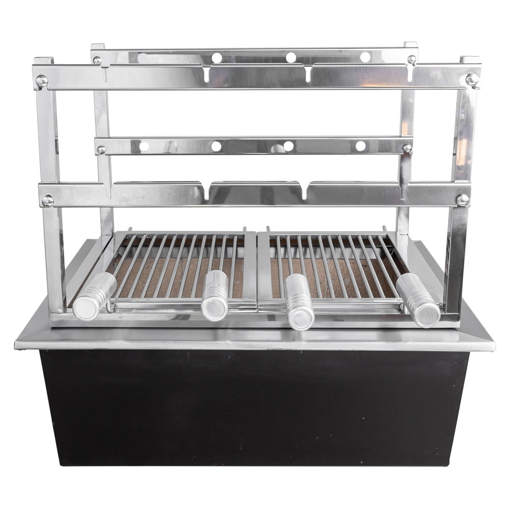 Braseiro de Embutir  com Quadro Fixo - KIT4