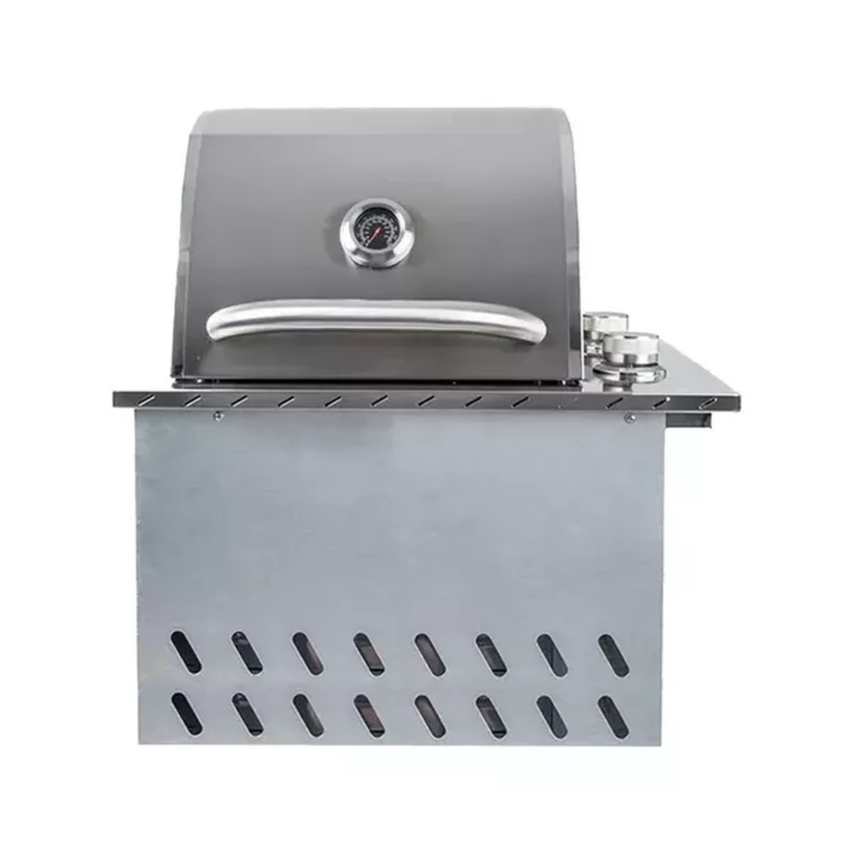 Churrasqueira a Gás Dallas 700 2 Queimadores Completa com Tampa AISI 304 - Selmetal