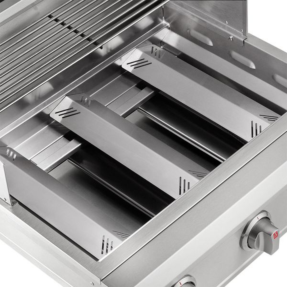 Churrasqueira a Gás Montana 3 queimadores com Visor de vidro AISI 304 - Selmetal - Empório do Lazer