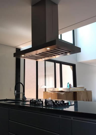 Coifa de Cozinha Modelo Ilha Inox Slim - CR14