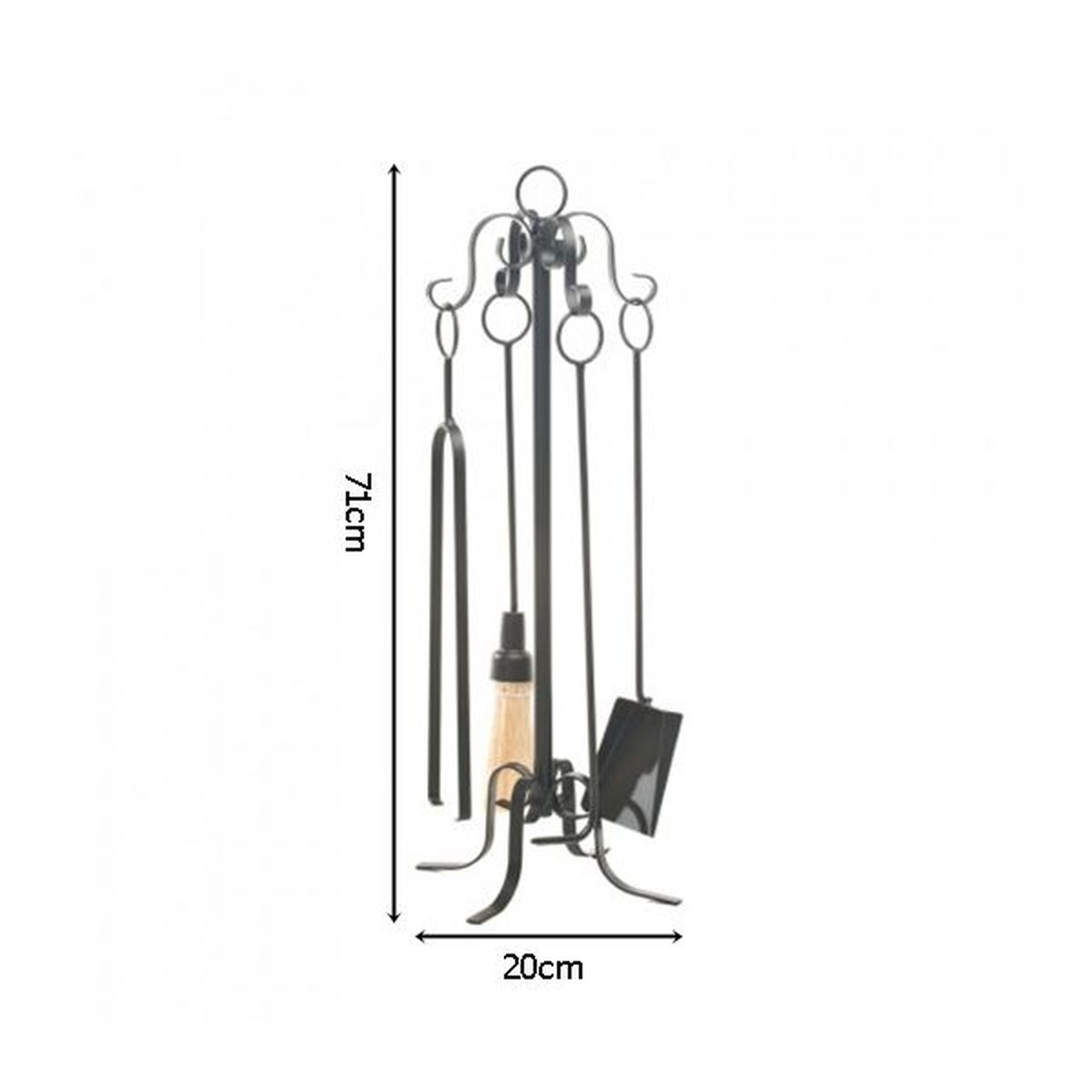 Conjunto Para Limpeza De Lareira - Argola Em S - ELZ - Empório do Lazer