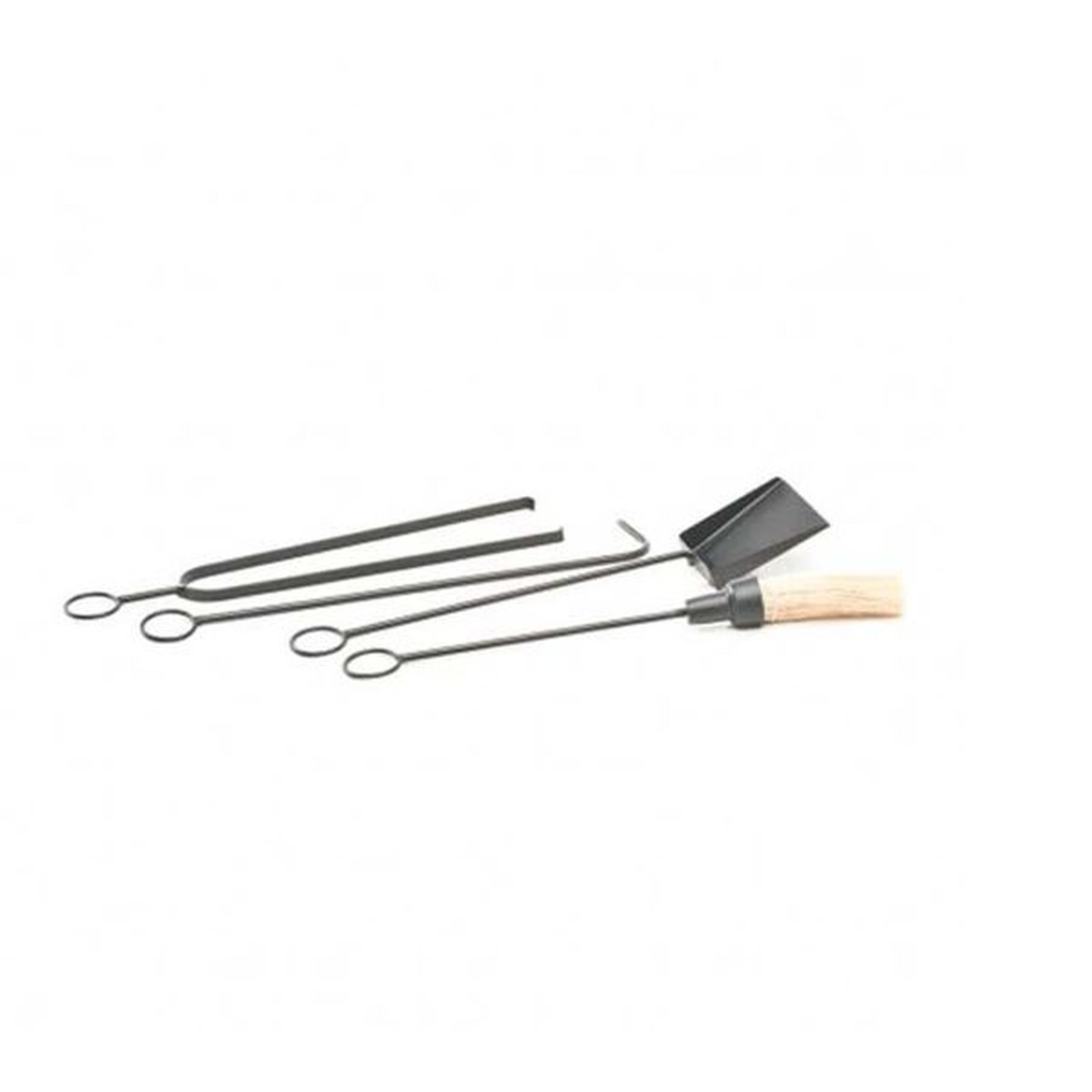 Conjunto Para Limpeza De Lareira - Argola Preta - ELZ - Empório do Lazer