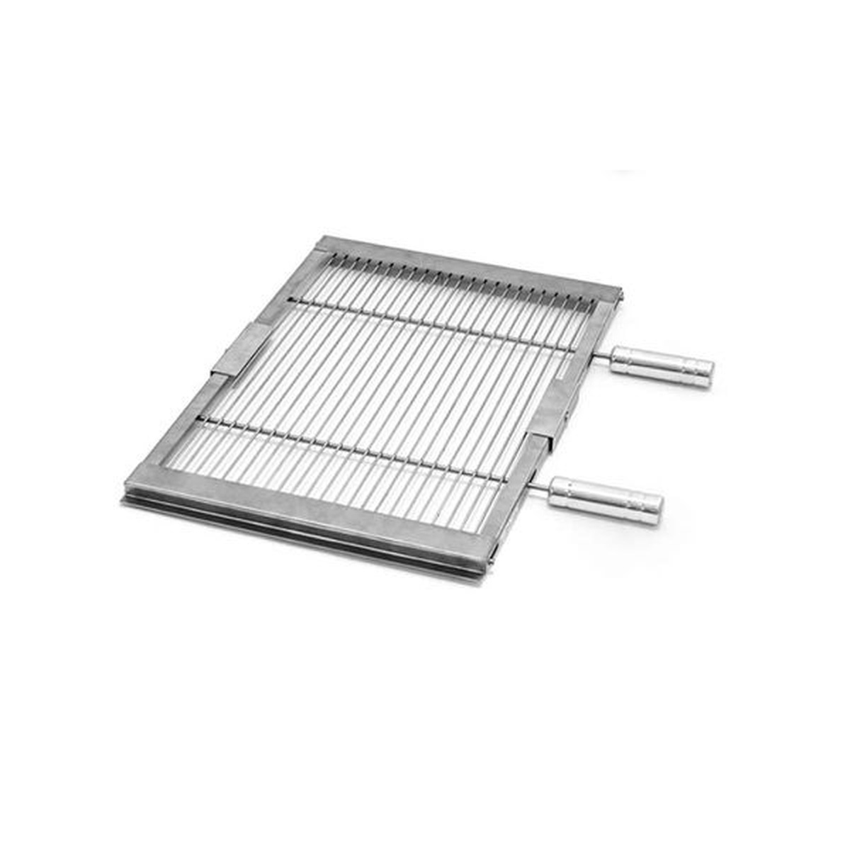 Grelha de Inox 304 Aramada Regulável com Abas 53/58,5cm - Jotas Grill