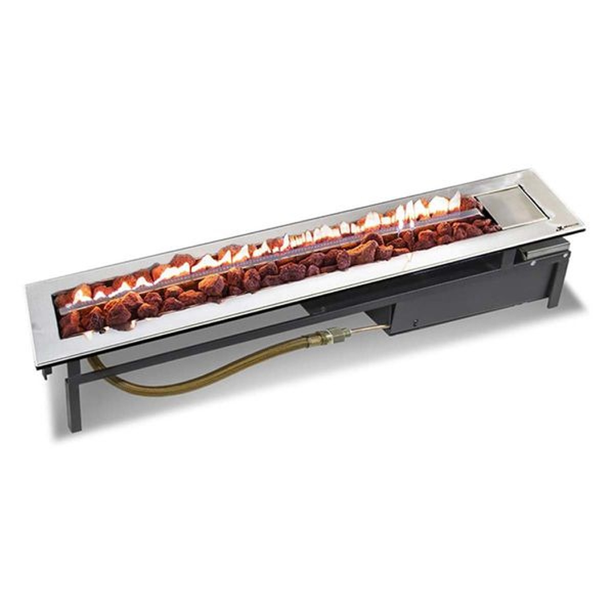 Lareira a Gás Modelo Stile 160cm - Jx Metais - Empório do Lazer