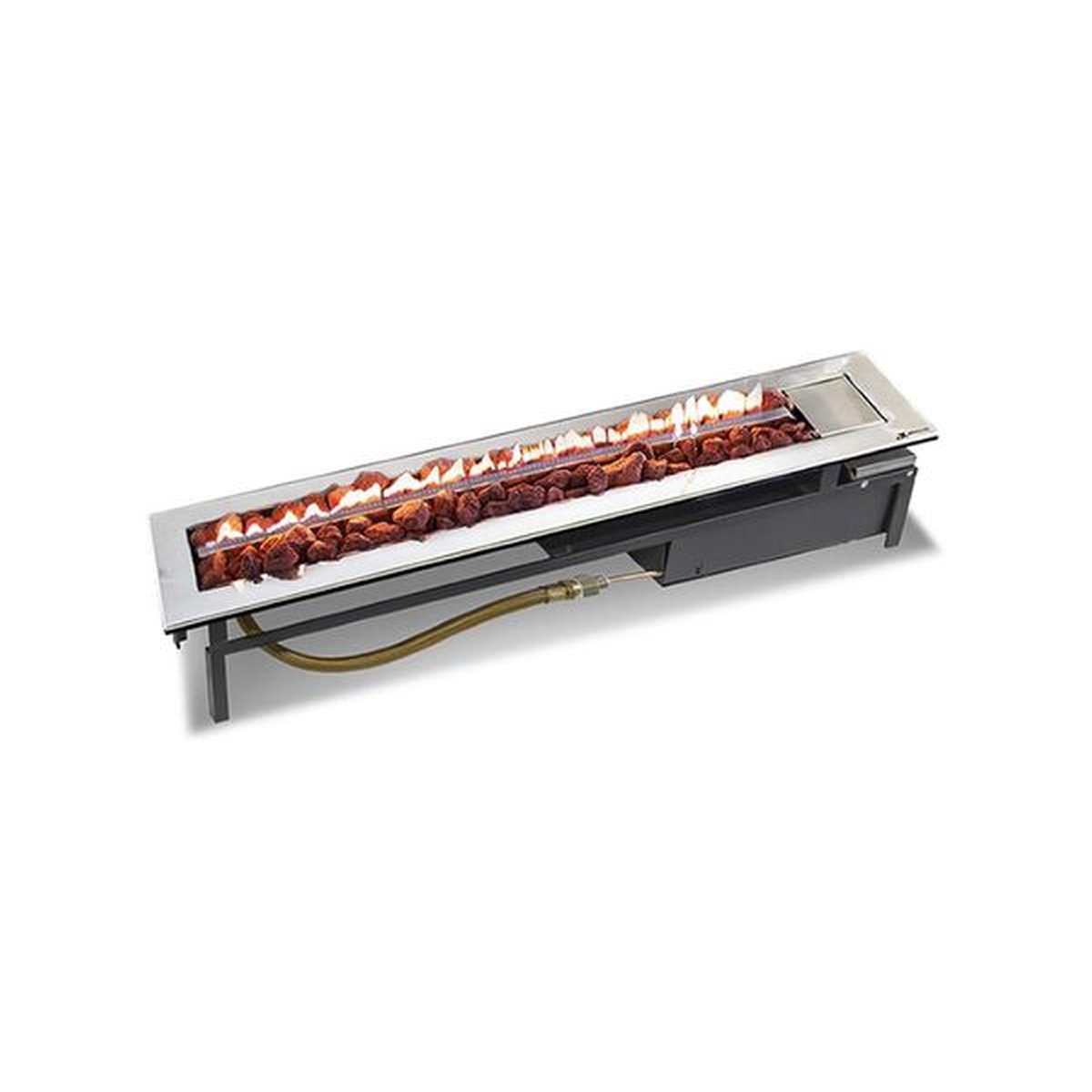 Lareira a Gás Modelo Stile 70cm - Jx Metais - Empório do Lazer