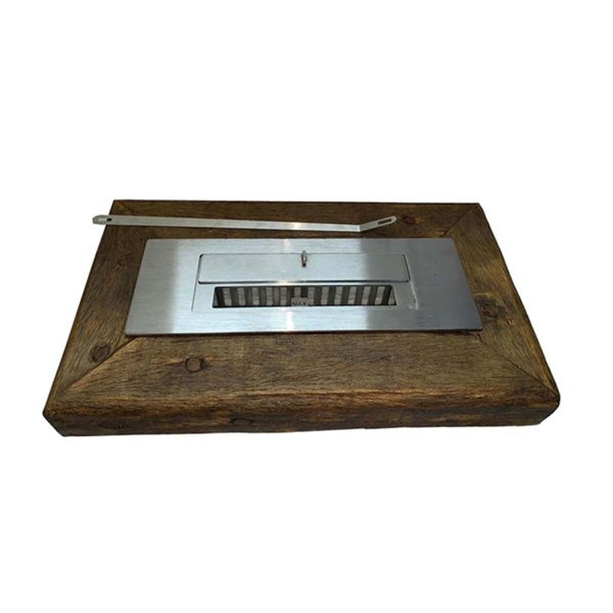 Lareira Ecológica Suporte Em Cruzeta Queimador Inox 46cm - Selmetal - Empório do Lazer