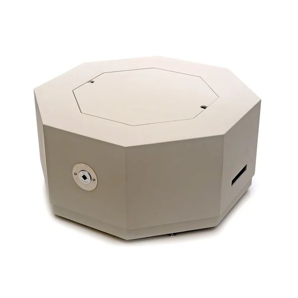 Lareira Fire Pit Á Gás Para Área Externa Octogon Cinza - K3 Imports - Empório do Lazer