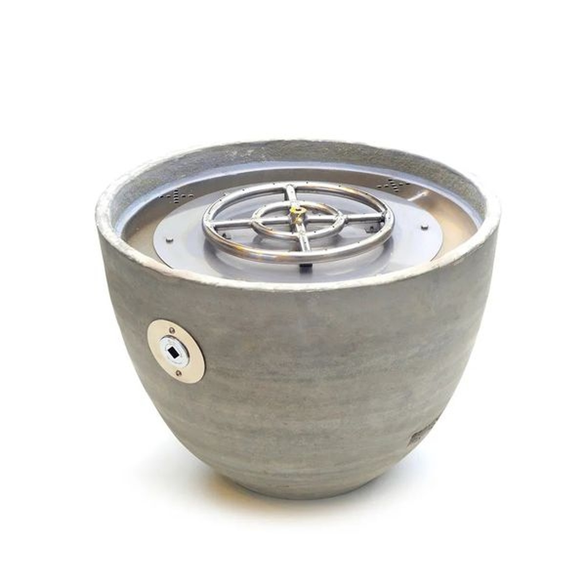 Lareira Fire Pit Á Gás Para Área Externa Olímpia Cinza - K3 Imports - Empório do Lazer