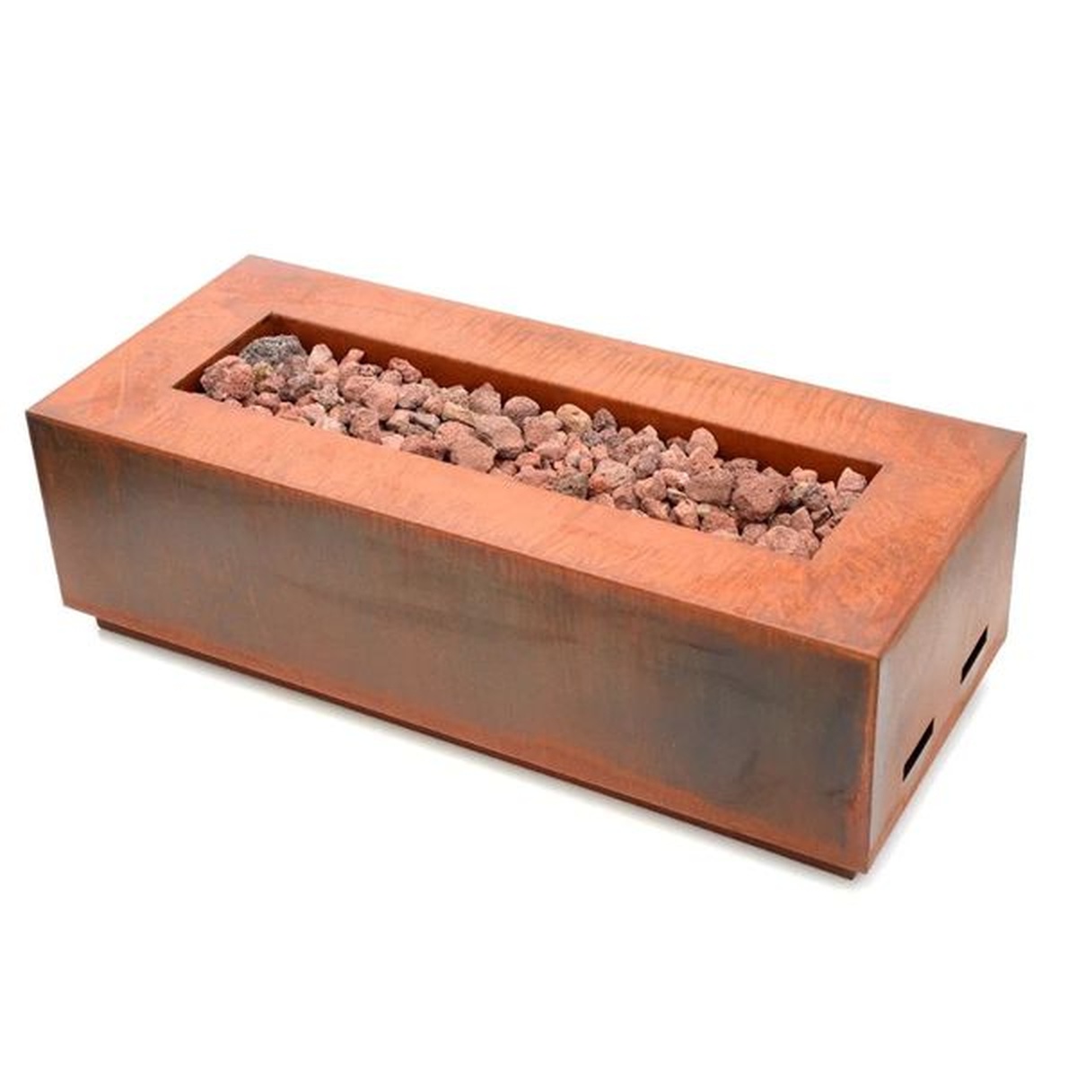 Lareira Fire Pit Á Gás Para Área Externa Santa Helena Corten - K3 Imports - Empório do Lazer