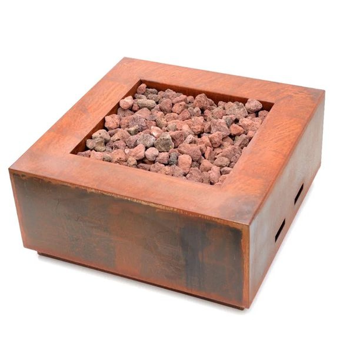 Lareira Fire Pit Á Gás Para Área Externa Tenerife Corten - K3 Imports - Empório do Lazer