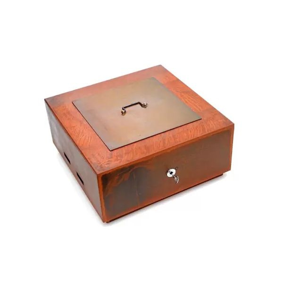 Lareira Fire Pit Á Gás Para Área Externa Tenerife Corten - K3 Imports - Empório do Lazer