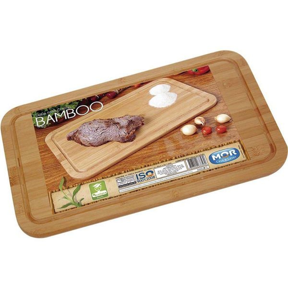 Tábua para Corte Bamboo 50cmx30cm - Mor - Empório do Lazer