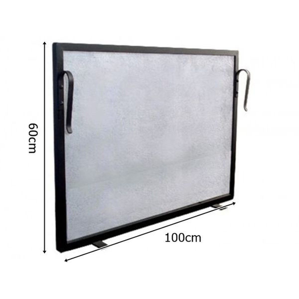 Tela Para Lareira Em Ferro - 100x60 Cm - ELZ - Empório do Lazer